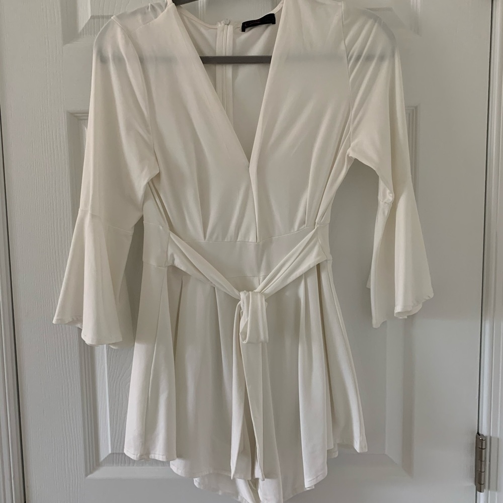 Elia Cher White Romper